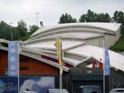 De skihal van buiten