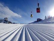 Vers geprepareerde piste op de Kampenwand