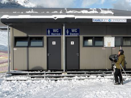 Tiroler Zugspitz Arena: netheid van de skigebieden – Netheid Lermoos – Grubigstein