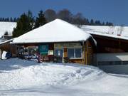 Skihut aan de Rosshang