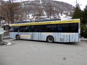 Elektrische bus in Saas-Fee