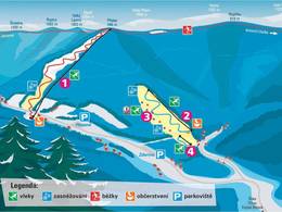 Skigebied Řeka