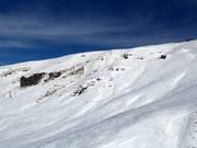 Uitzicht op het Saddle Basin