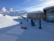 Oefenlift bij het bergstation van de Sonnenkopfbahn