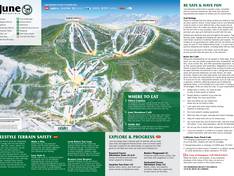 Pistekaart June Mountain