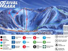 Pistekaart Taivalvaara