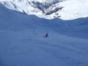 Afdaling B-Russi-Run vanaf de Gemsstock