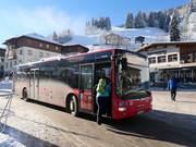 Skibus in het Großarltal
