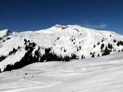 De Diedamskopf vanaf de Breitenalpe