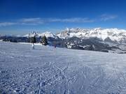 Brede afdaling Gasslhöhe op de Reiteralm