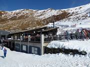 Zonneterras bij het dalstation