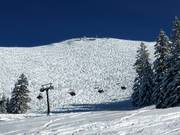 Diepe sneeuwhellingen