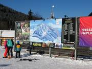Informatiebord bij het dalstation