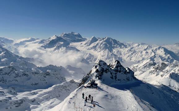 Hoogste skigebied in het westelijke deel van Zwitserland (Welschland) – skigebied 4 Vallées – Verbier/La Tzoumaz/Nendaz/Veysonnaz/Thyon