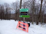 Makkelijke pistes leiden naar alle dalstations