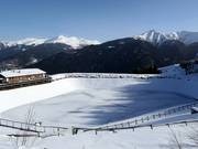 Opslagvijver voor sneeuwkanonnen