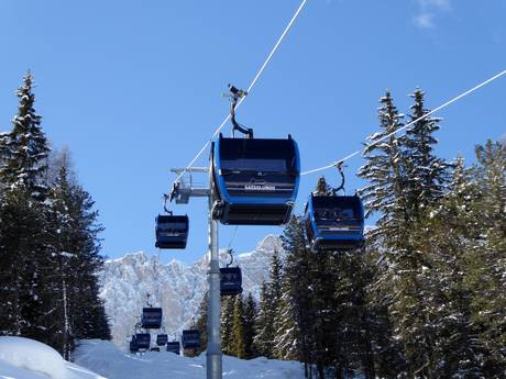 Skiliften zuidelijke deel van de oostelijke Alpen – Liften Gröden (Val Gardena)