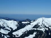 Uitzicht vanaf de Ragazer Blanken tot aan het Bodenmeer