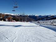 Beginnersgebied in Les Agudes Village met transportband