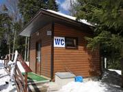 WC bij de stoeltjeslift Yastrebets Express