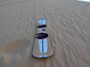 Een spoor in het zand