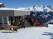 Zelfbedieningsrestaurant Caischavedra op 1863 m