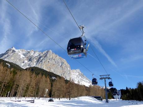 Wettersteingebergte en Mieminger Kette: beste skiliften – Liften Ehrwalder Alm – Ehrwald