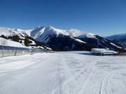 Beginnerspiste bij het Arena Center (Gerlos)