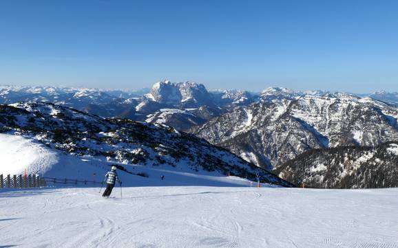 Grootste hoogteverschil in het bestuursdistrict Traunstein – skigebied Steinplatte Winklmoosalm – Waidring/Reit im Winkl