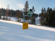 Sneeuwkanon bij de Ochsenkopf Nord