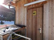 WC bij het dalstation