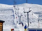 Tschuggen West - Sleeplift met T-beugel/Ankerlift