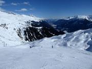 Piste bij de stoeltjeslift Parlets