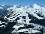 Pistes aan de Tschaneck-zijde