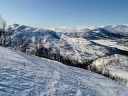 Uitzicht vanaf de Nos op de Hovdenuten