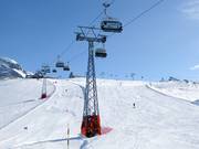 Furgg-Sandiger Boden - 4-persoons hogesnelheidsstoeltjeslift (koppelbaar) met kap