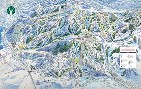 Deer Valley Winter Trail Map