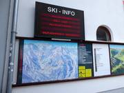 Pistekaart met actuele bedrijfsinformatie