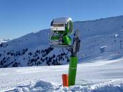 Krachtige besneeuwingsinstallaties in de Wildkogel-Arena
