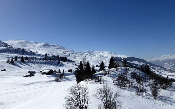 Val Lumnezia: Grootte van de skigebieden – Grootte Obersaxen/Mundaun/Val Lumnezia