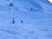 Zeer steile, niet geprepareerde piste: Obere Böden Kletterwand