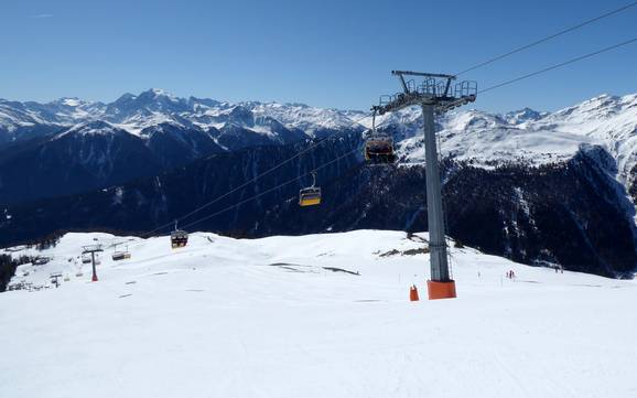 Grootste hoogteverschil in de Obervinschgau – skigebied Watles – Mals (Malles Venosta)