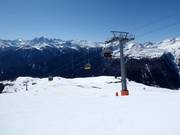 Uitzicht vanaf de Watles in de richting van de Sesvennagruppe