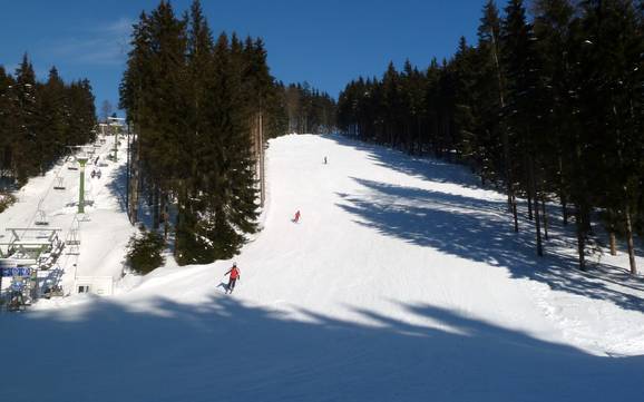 Skigebieden voor gevorderden en off-piste skiërs regio Ústí – Gevorderden, off-piste skiërs Keilberg (Klínovec)