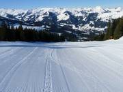Start van afdaling nr. 26 Kaser richting Kirchberg