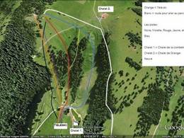 Skigebied bij Baulmes