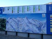 Gedetailleerd informatiebord met actuele informatie over de bedrijfsstatus