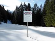 Respecteer je grenzen - Hinweis ter bescherming van de dieren