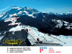 Pistekaart Prato Selva