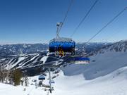 Powder Seeker - 6-persoons hogesnelheidsstoeltjeslift (koppelbaar) met kap en stoelverwarming